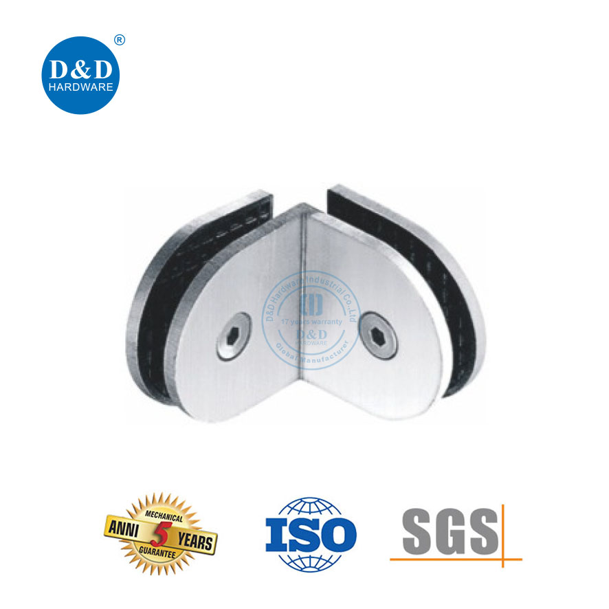 frameless shower clamps