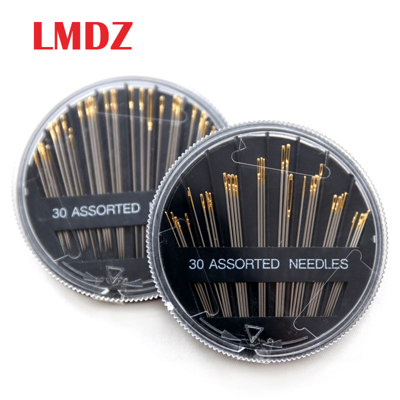 LMDZ 30pcs/Set Assorted Hand Sewing Needles for Sewing Repair Mending Quilting Darning Crafting Craft Quilt Sew Embroidery Tool