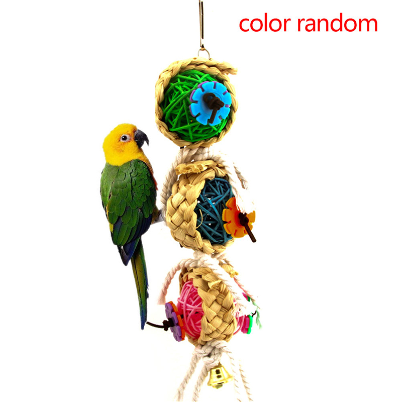 Parrots Toys Swing Stand Budgie Parakeet Cage For Pet Toy African Grey Vogel Speelgoed Parkiet Hanging Bird Accessories