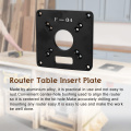 Multifunctional Router Table Insert Plate Trimming Machine Woodworking Benches Aluminium Wood Router Trimmer Engraving Machine