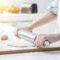 Stainless Steel Rolling Pin Non-stick Pastry Dough Roller Bake Pizza Noodles Cookie Pie Making Baking Tools Kitchen Tool 4 Sizes