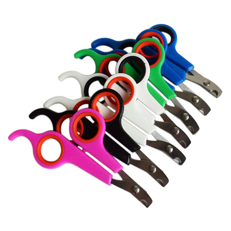 Multi-colors Pet Animal Dog Cats Bird Toe Claw Stainless Steel Grooming Nail Clippers Scissors Trimm Good Quality Dog Supplies