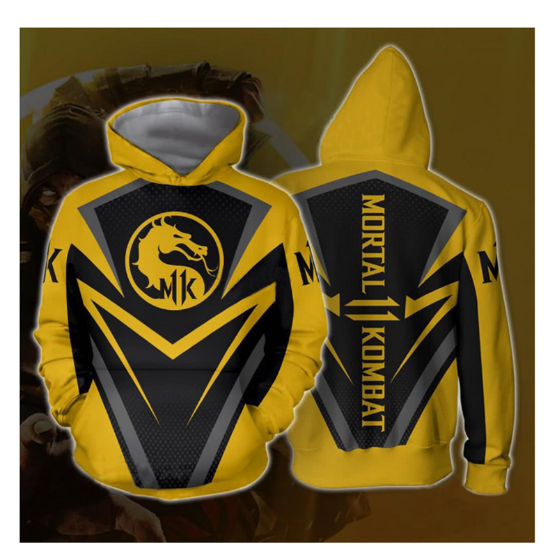 PS4 Games Mortal Kombat X Sub Zero Scorpion Cosplay Costume T Shirt Men Women Hoodies Sweatshirts Jacket