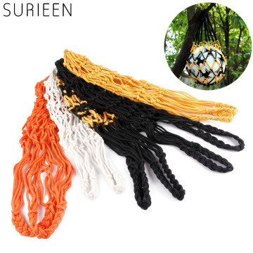 SURIEEN Sports Football Accessories Soccer Mesh Net Bag Single Ball Carrier for Carrying Basketball Volleyball Soccer 5 Colours