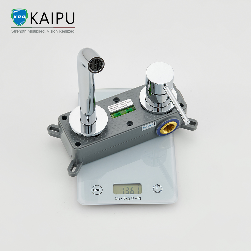 Concealed basin mixer 8
