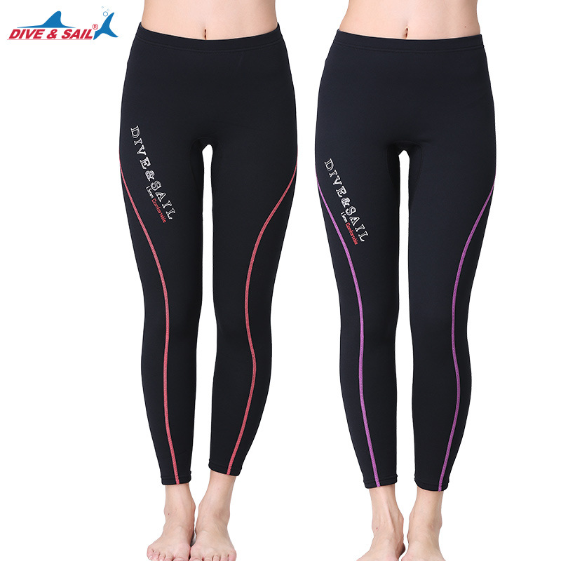 Men Women 1.5MM Neoprene Diving Pants / Cropped Pants Warm Snorkeling Wetsuit Dive Rowwing Sailing Rashguard Surfing Trousers