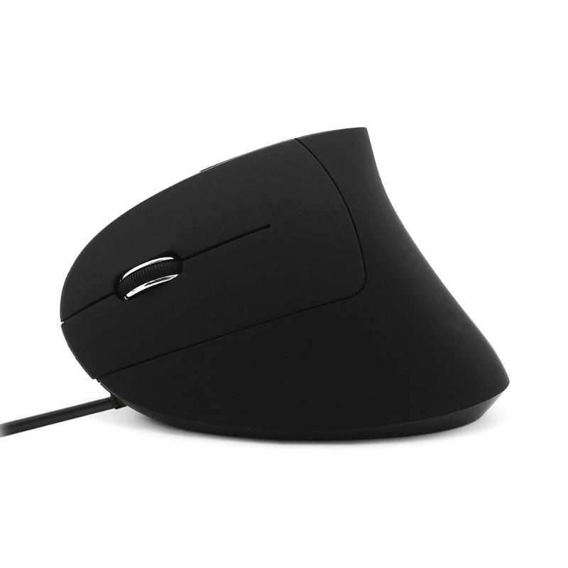 Wired Left Hand Vertical Mouse Ergonomic Gaming Mouse 800 1200 1600 DPI USB Optical Wrist Healthy Mice Mause For PC Computer