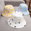 Summer Baby Sun Hat Children Outdoor Anti UV Protection Beach Caps Fishing Bucket Hats Kids Boy Girl Cartoon Fisherman Hat