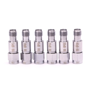 2019 New 2W SMA DC-6GHz Coaxial Fixed Attenuators Frequency 6GHz SMA Fixed Connectors Electrical Equipment