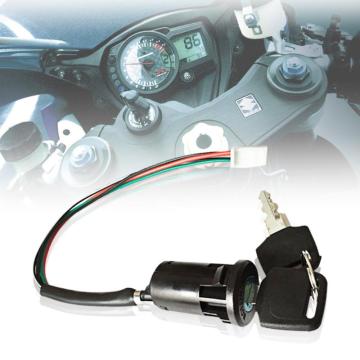 Universal Motorcycle Motorbike Ignition Switch Key with Wire for Honda/Quad for Yamaha for Suzuki Scooter ATV Moto Accessories