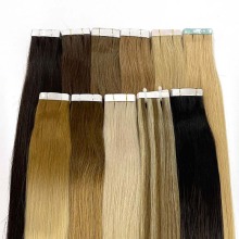 russian hair tape extension hair human wholesale straight cuticle aligned virgin tape in hair extensions remy vendors