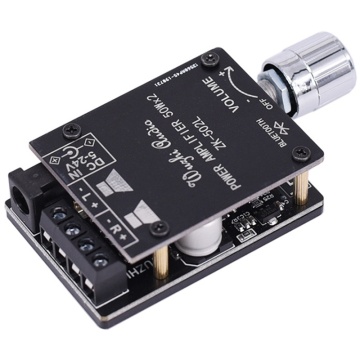 Bluetooth 5.0 Wireless o Digital Power Amplifier Stereo Board 50Wx2 Bluetooth Amp Amplificador ZK-502L