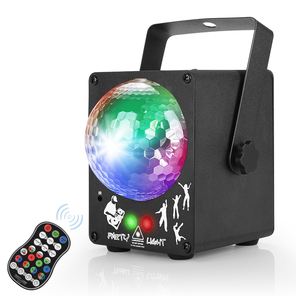 LED Disco Laser Light RGB Projector Party Lights 60 Patterns DJ Magic Ball Laser Party Holiday Christmas Stage Lighting Effect