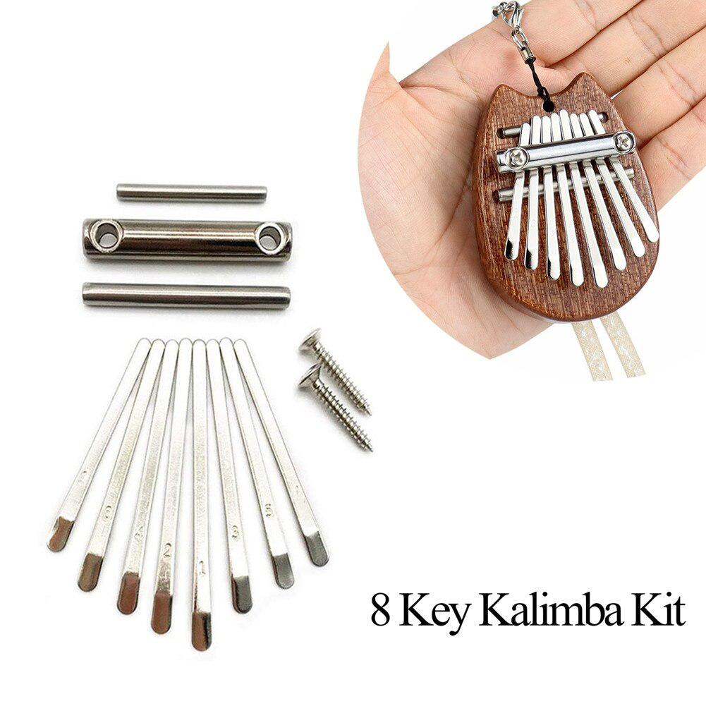 Kalimba Keys Diy Thumb Piano 8 Keys Bridge Saddle Hardware Pack For Kalimba Thumb Piano Mbira Diy Replacement Parts Accessory