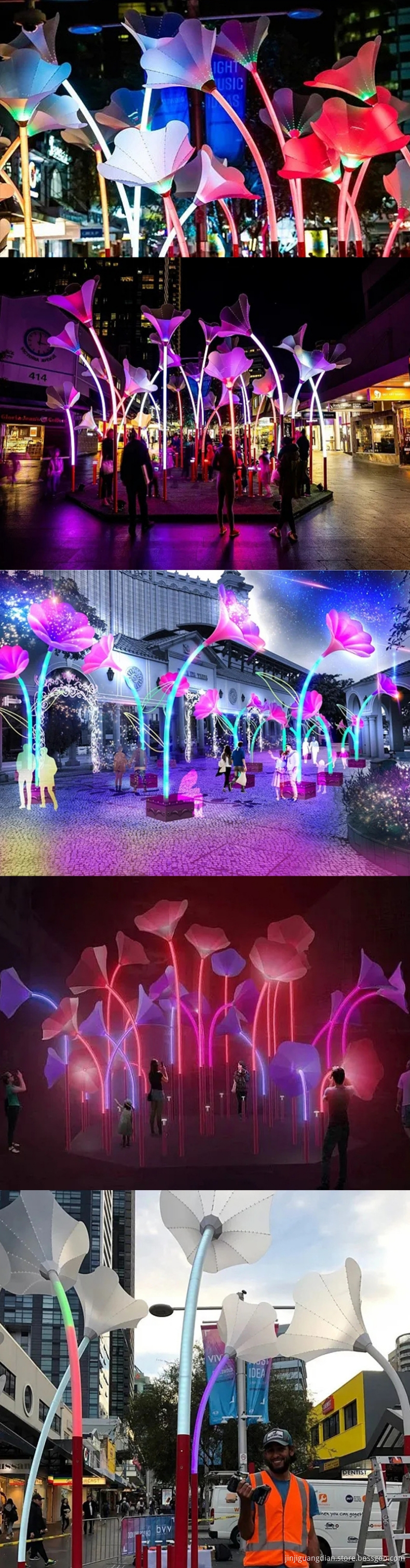 Outdoor Decorative Flower Lights