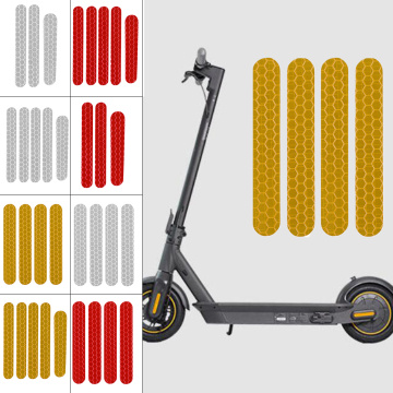 Reflective Stickers Decorative Warning Strip Decal Kit For Ninebot Max G30 / ES1/ ES2 Scooter Parts Accessories