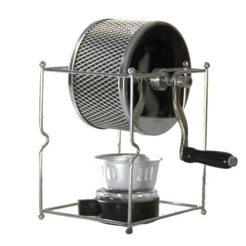 Protable Manual Handy Coffee Bean Roaster Set Stainless Steel Mill Hand Crank Dropship