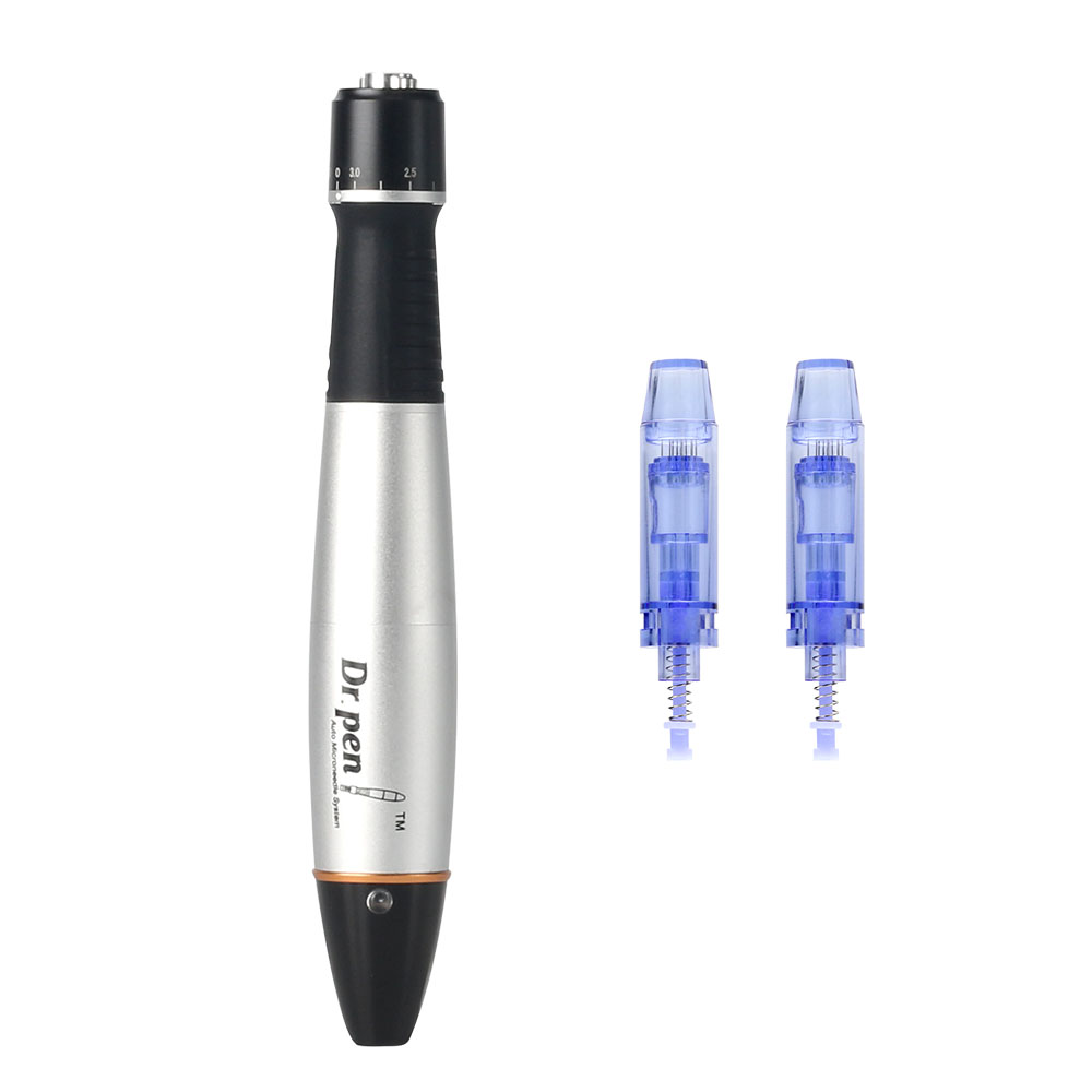 Dr.Pen Ultima A1 Derma Wired Pen Electric Skin Care Tool Micro Needling Pen Mesotherapy Auto Micro Needle Roller with 12 needles