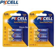 8PCS PKCELL AAA Battery 1.5V Dry primary battery R03P AM4 UM-4 Temperature Measurement MeterHeavy Duty 3A Bateries