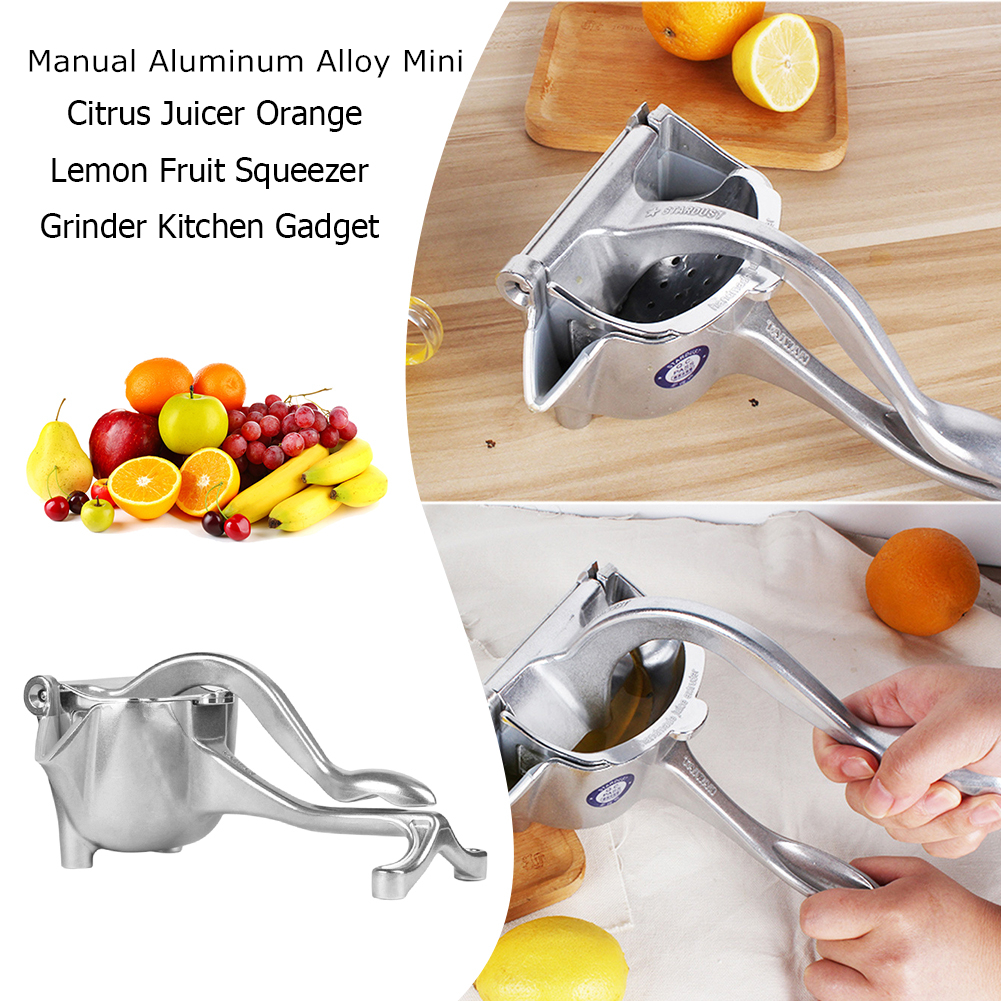 Manual Aluminum alloy Mini Lemon Fruit Squeezer Grinder Citrus Juicer Orange Kitchen Gadgets Cooking Tools Support Dropshipping