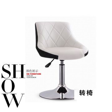 Fashion Conference Chair Home Office Equipment Reception Bar Chair High Foot Bar Chair Back White Bar Chair European Chair