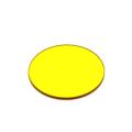 round diameter 25mm yellow color filter optical filter JB510 GG515 510nm