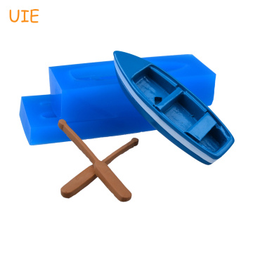 PYL208U 54.6mm Big 3D Boat with Paddle Oars Silicone Mold - for Fondant Candle, Gum Paste, Resin Polymer Clay, Scrapbooking Mold