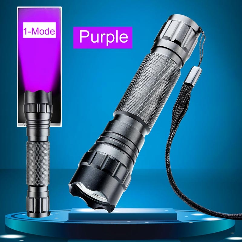 WF-501B 3W 300 Lumen UV Flashlight Torch Light Purple Violet Light Ultraviolet Luxeon LED Lamp For Marker Checker Cash Detection