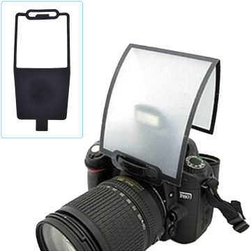 Worldwide Camera Flash Diffuser Softbox Black Clear Reflector for Canon Nikon Yongnuo Speedlite