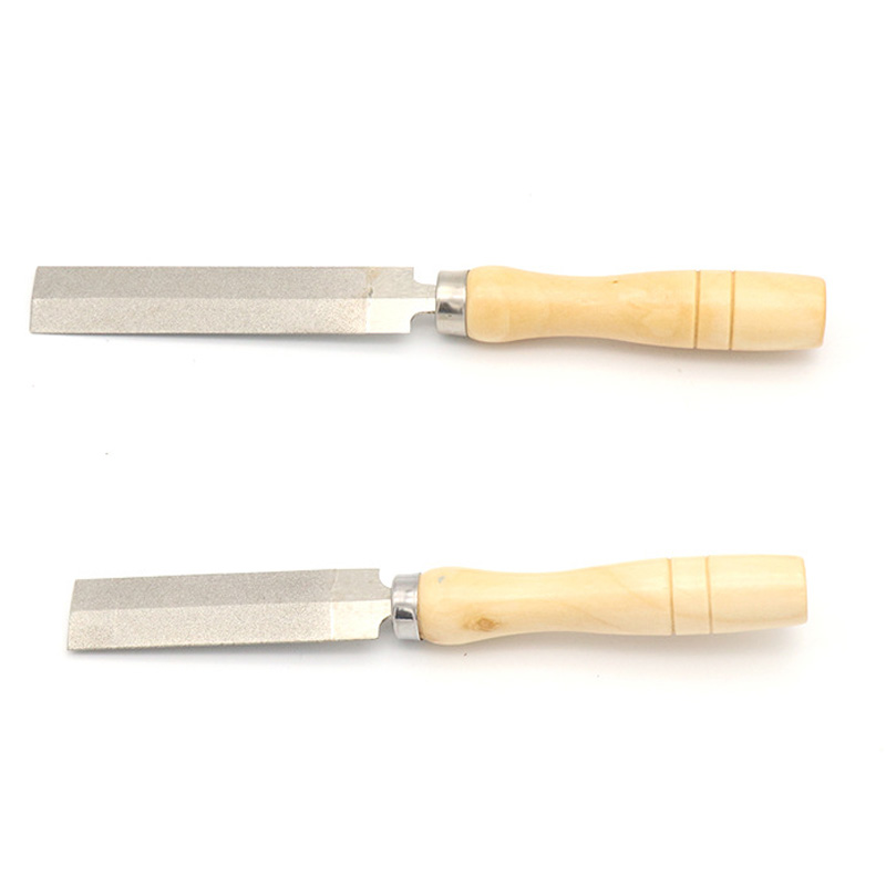 1pc 3 inch 4 inch Diamond Rasp Files Serrated Sharpening Tool Grinding Hand Tool Rhombus For Agate Gemstone Glass Ceramic Knives