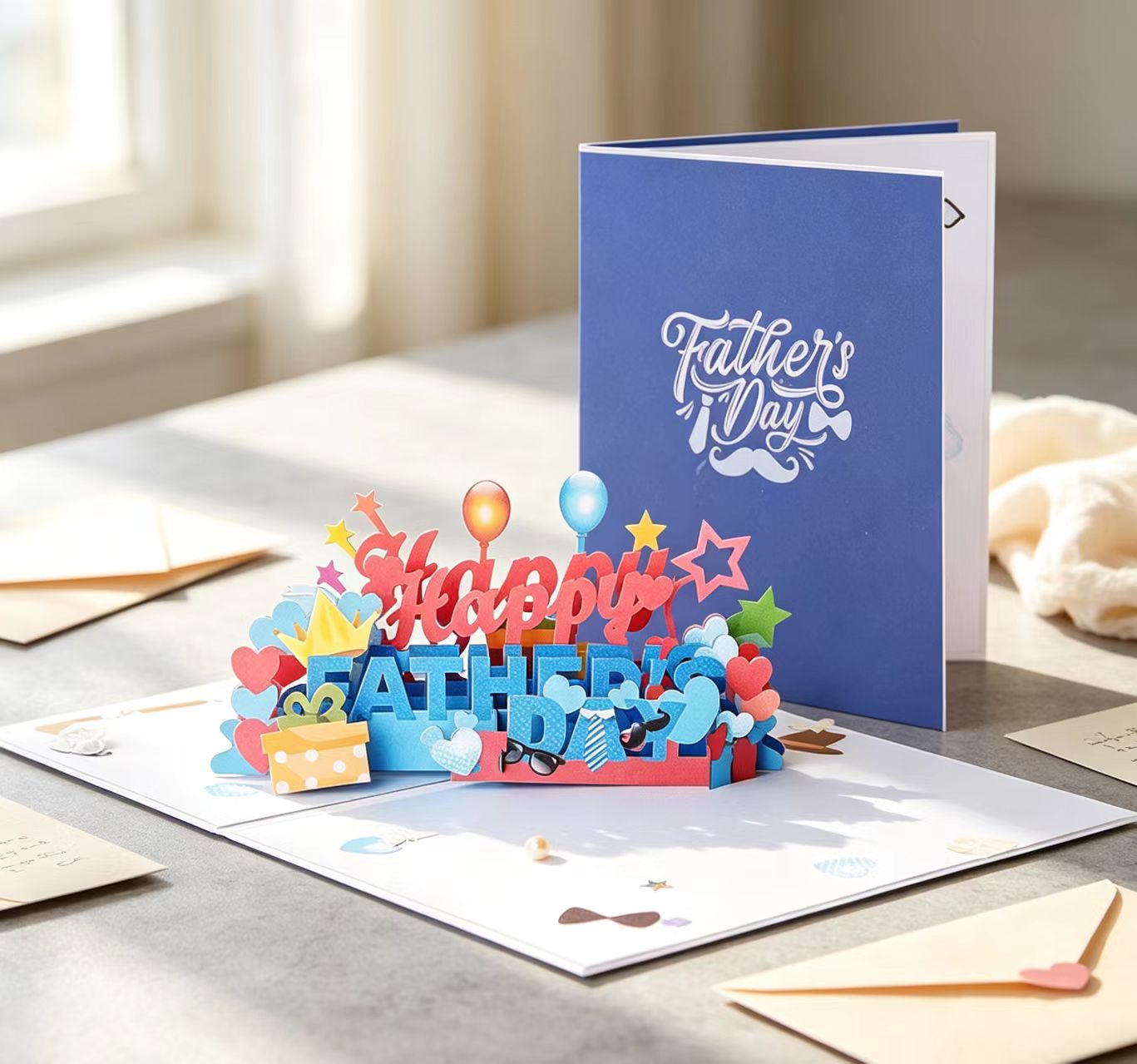 Happy father's day pop up card