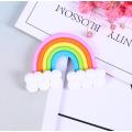 10pcs/lot Beautiful Polymer Clay Rainbow With Cloud Craft Cabochon Phone Decoration Diy Accessories