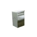 Stainless steel bedside cabinet