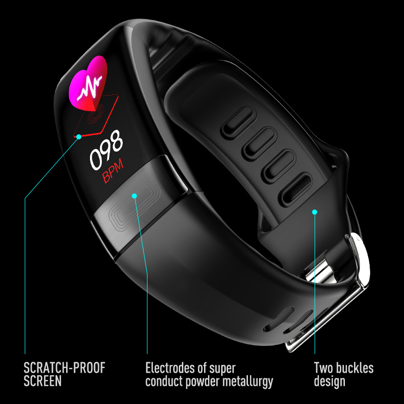 MKS Smartband Blood Pressure Smart Band Heart Rate Monitor PPG ECG Smart Bracelet Activity Fitness Tracker Electronics Wristband