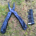 Ganzo G104 Screwdriver Bits Multi Folding Pliers Stainless Steel Multifunctional Folding Knife Pliers Pocket Camping Hand Tool