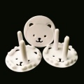 10pcs European Standard Thick Round Head Baby Socket Children Baby Safety Child Electric Socket Outlet Bebe Protector Enchufe