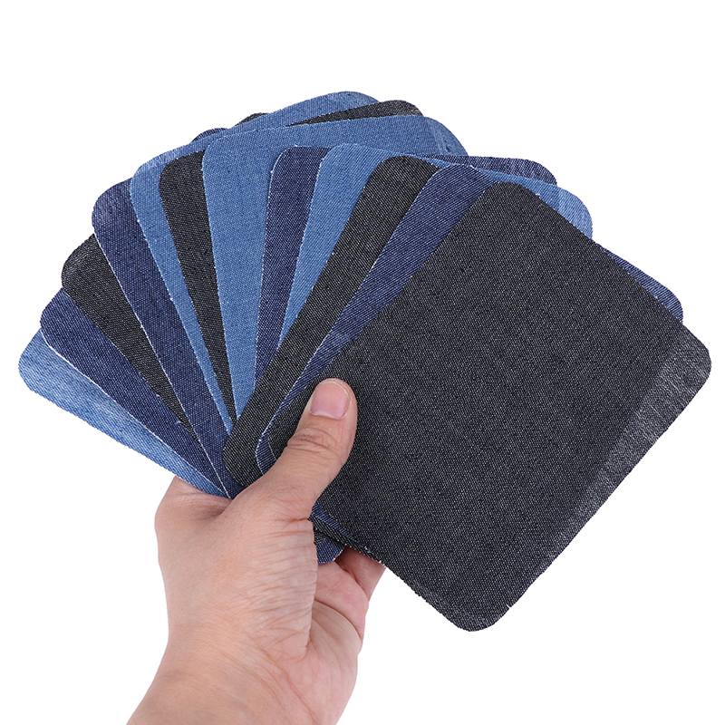 12Pcs/lot Thermal Sticky Iron On Mending Patches Decor Jeans Bag Hat Repair DIY Crafts