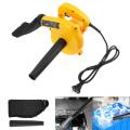 220V 600W 13000rpm Multifunctional Portable Electric Blower Dust Collector Set Suction Head 1.2L Collecting Bag for Removing Dus