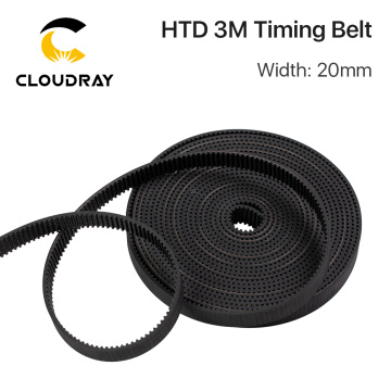 Cloudray High Quality 10meters HTD3M PU Open Belt 3M Timing Belt 3M-20 Polyurethane for CO2 Laser Engraving Cutting Machine