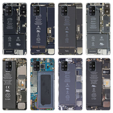 Chip Internal Board Soft Case for Samsung Galaxy A10 A21 A30 A50 A70 S A20 E A40 A01 A11 A31 A41 A51 A71 A81 A91 Silicone Cover