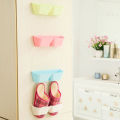 Plastic Shoe Racks Stand Wall Holder Shoes Cabinet Self -adhesive Display Shelf Organizer Wall Rack
