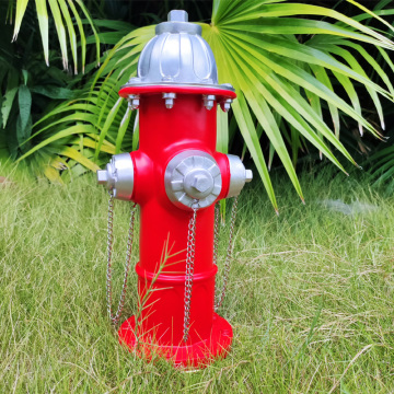 14.5Inches Resin Dog Fire Hydrant Garden Statue with 4 Stakes For Patio, Lawn & Garden Outdoor garden decoration Jsys