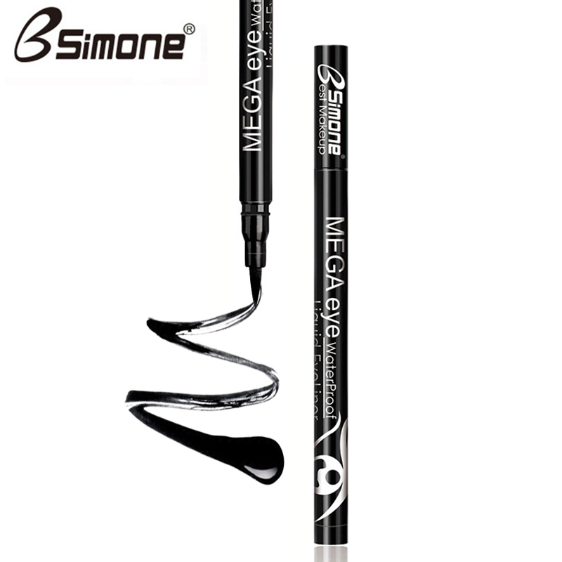 1PC Black Eye Liner Pen Waterproof Smudge-Proof Natural Quick Dry Eyeliner pen Beauty Long lasting Eyeliner Cosmetic TSLM2