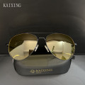 KAIXING Brand Night Vision Glasses Men Anti-glare Pilot Photochromic Sunglasses Polarized Male Sun Glasses for Driving 0162