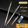 Metal 2.0 Mechanical Pencil Low center of gravity Students draw and write pens Replaceable pencil lead