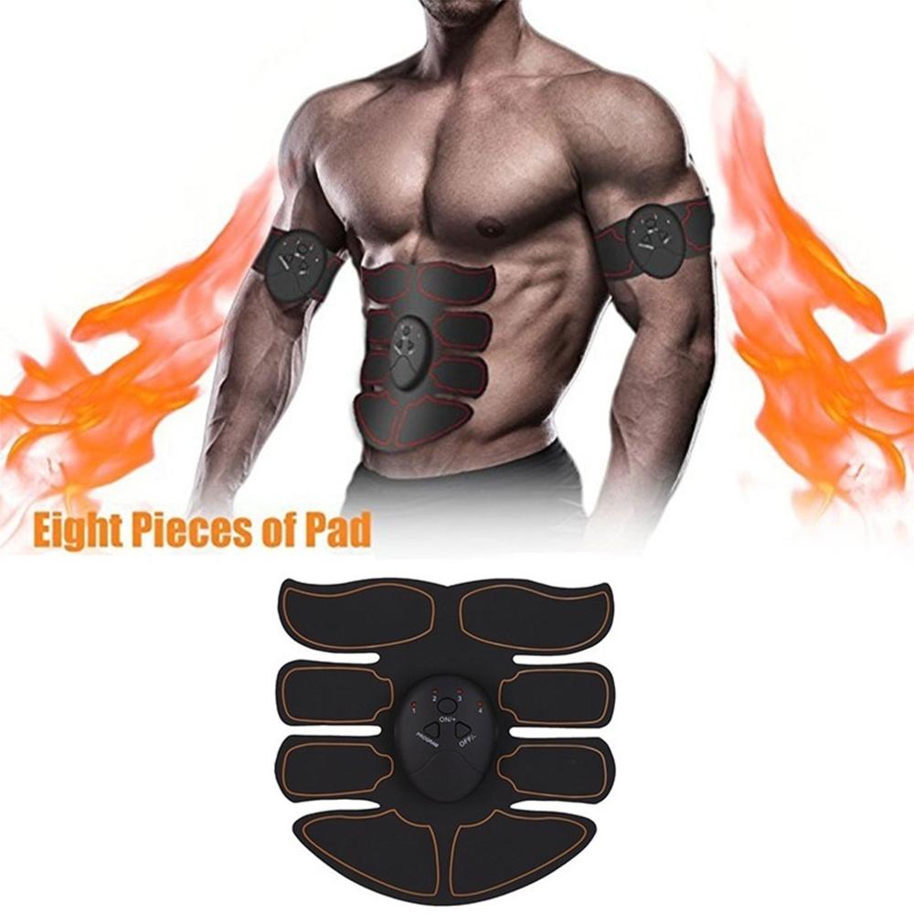 Abs Stimulator Muscle Toner Portable Fitness Equipment Muscle Trainer Abdominal Toning Belt Arm Leg Hip Buttock Stimulating Belt