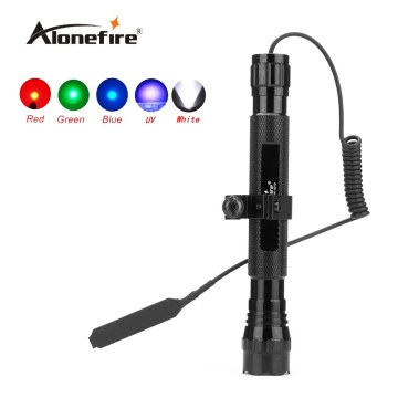 501D 1set gun torch Bright LED Flashlight Light Torch Tactical FlashLight Lamp+ Gun Mount+ Remote Pressure Switch