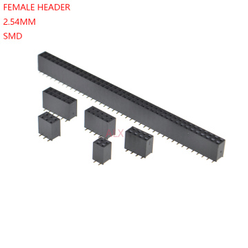 2/10PCS SMD SMT 2*2/3/4/5/6/7/8/9/10/12/16/20/40/ PIN double row female HEADER 2.54MM PITCH Strip Connector 2X/6/8/10/20