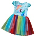 2020 New My Baby Girl Dress Children Girl little Pony Dresses Cartoon Princess Party Costume Kids Clothes Summer Clothing