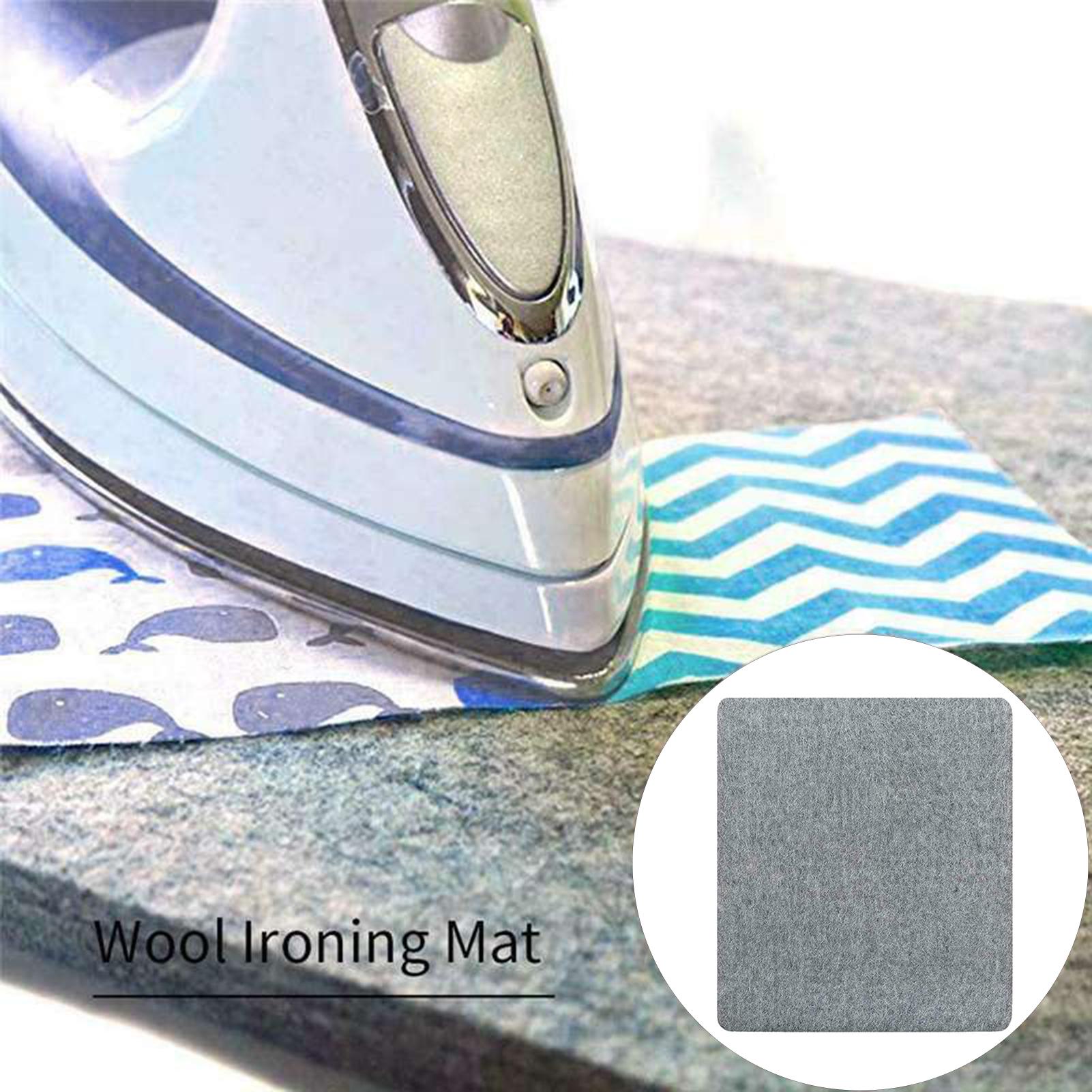 13x14inch Faux Wool Heat-Resistant Home Clothes Pressing Mat Ironing Board Cushion Pad Household Sewing Tool Ironing Cloth